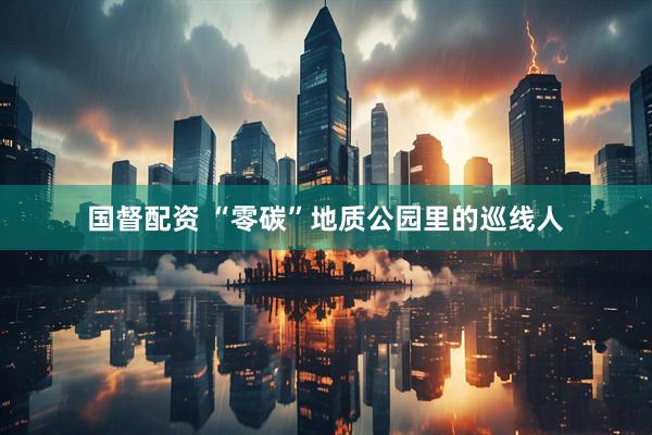 国督配资 “零碳”地质公园里的巡线人